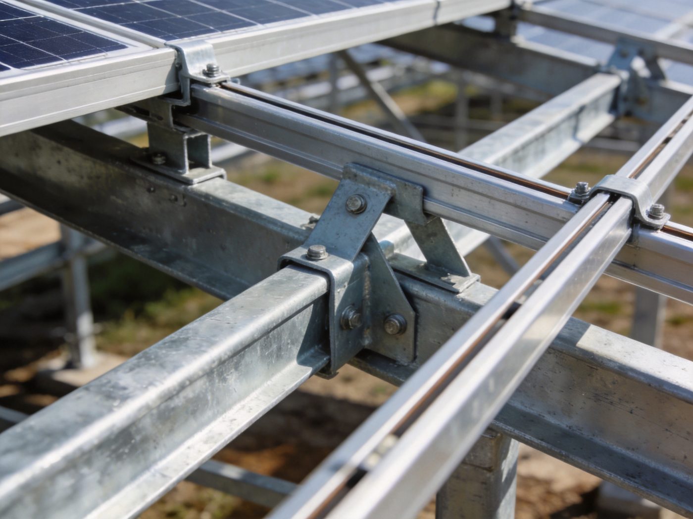 Braced steel racking structure
