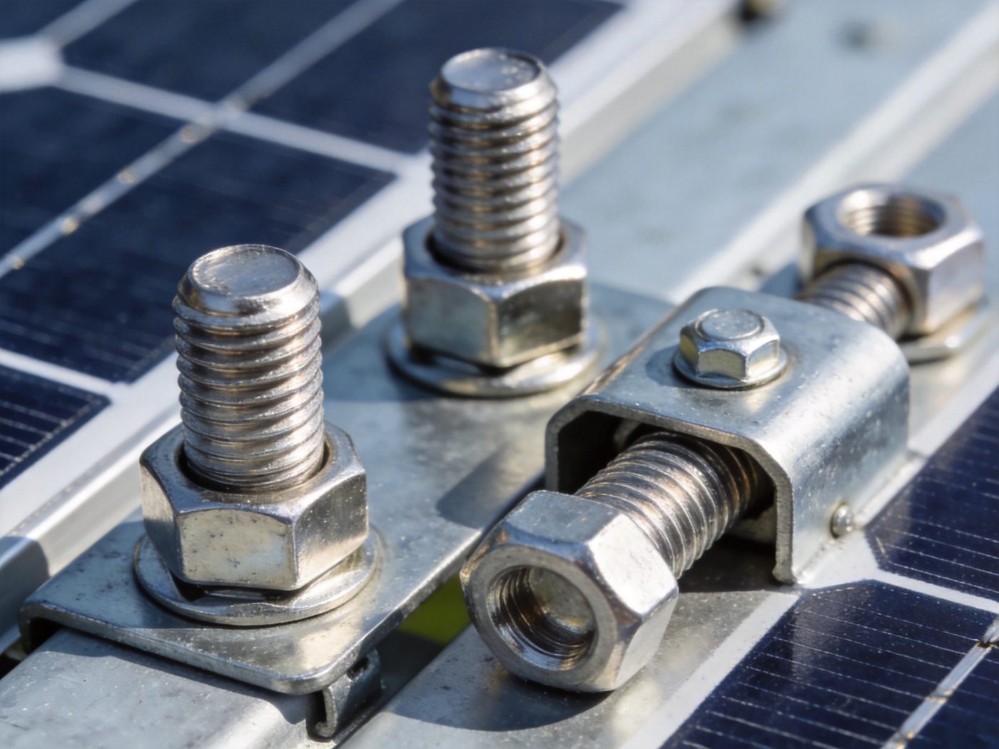 Mid-clamp and end-clamp hardware